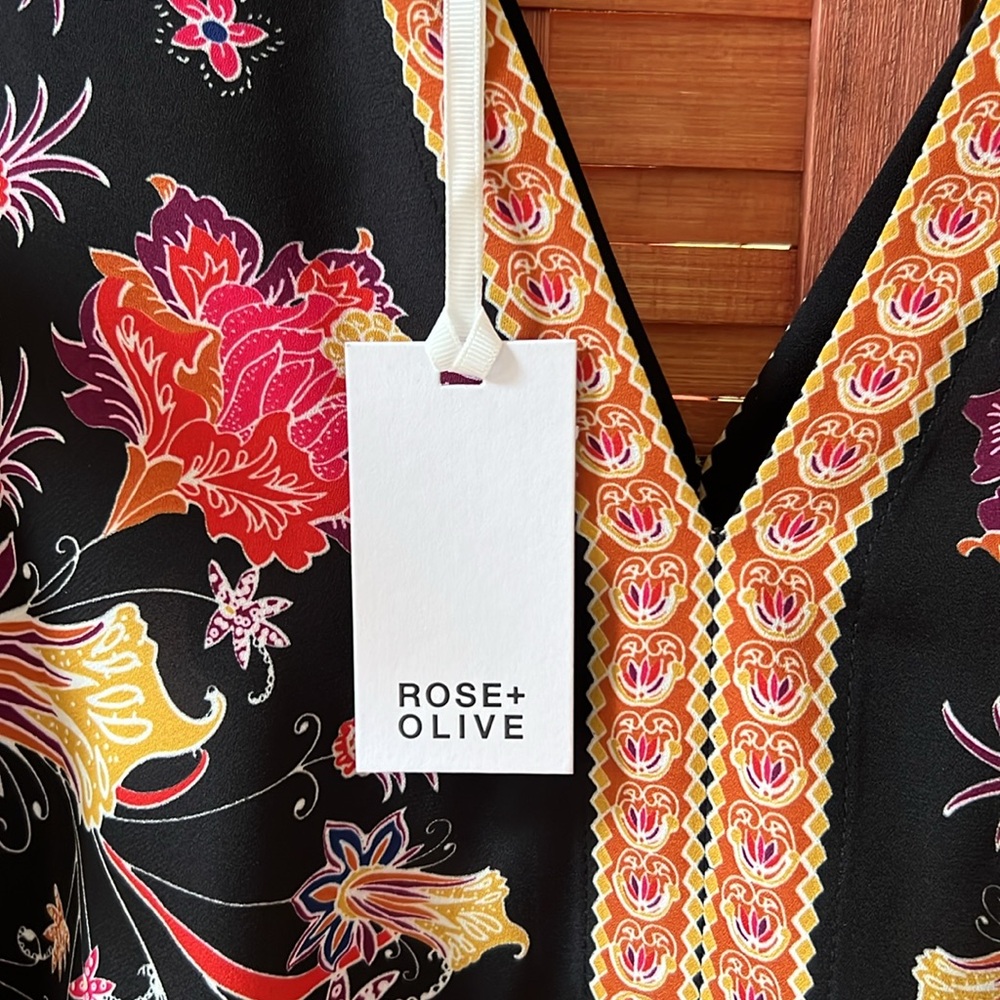 Rose + Olive Kimono Sleeve Top - Picture 5 of 8